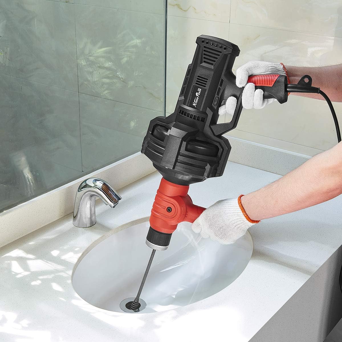25 ft Handheld Portable Drain Auger M305