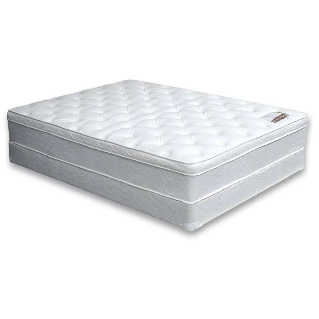 White Quilted Euro Top Queen Mattress H860