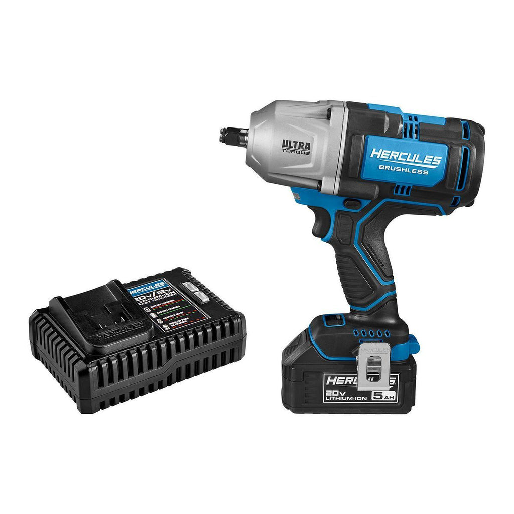 20V Brushless Cordless 1/2 in. Impact Wrench Kit with 5 Ah Battery and Charger I9413