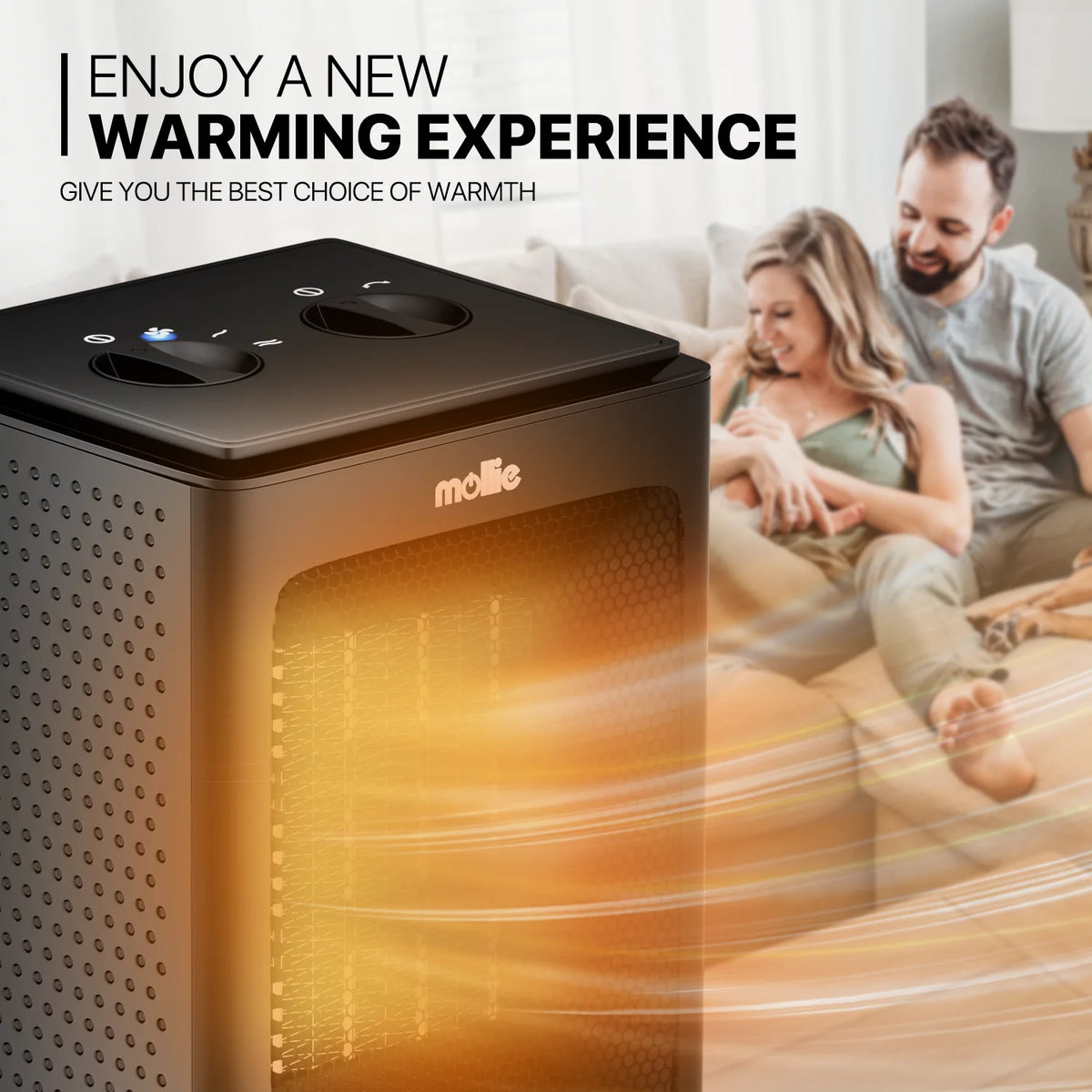 1500W PTC Portable Electric Space Heater A7164