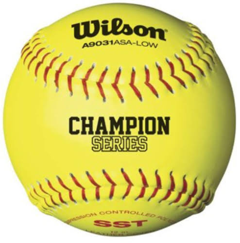 11-Inch Optic Yellow Softball 12-Pack R7956