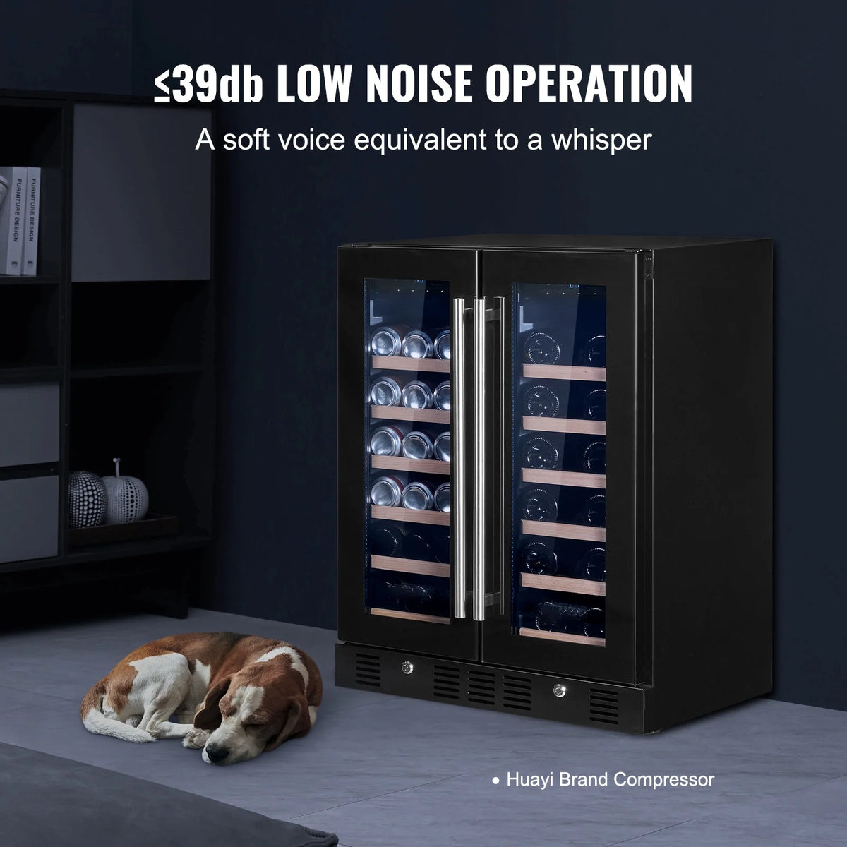 78 Cans 20 Bottle Stainless Steel Wine Cooler T70096