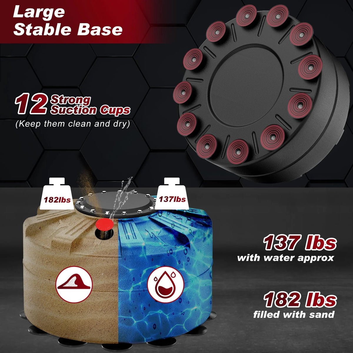 Punching Bag with Stand 70''-205lbs Freestanding T379621