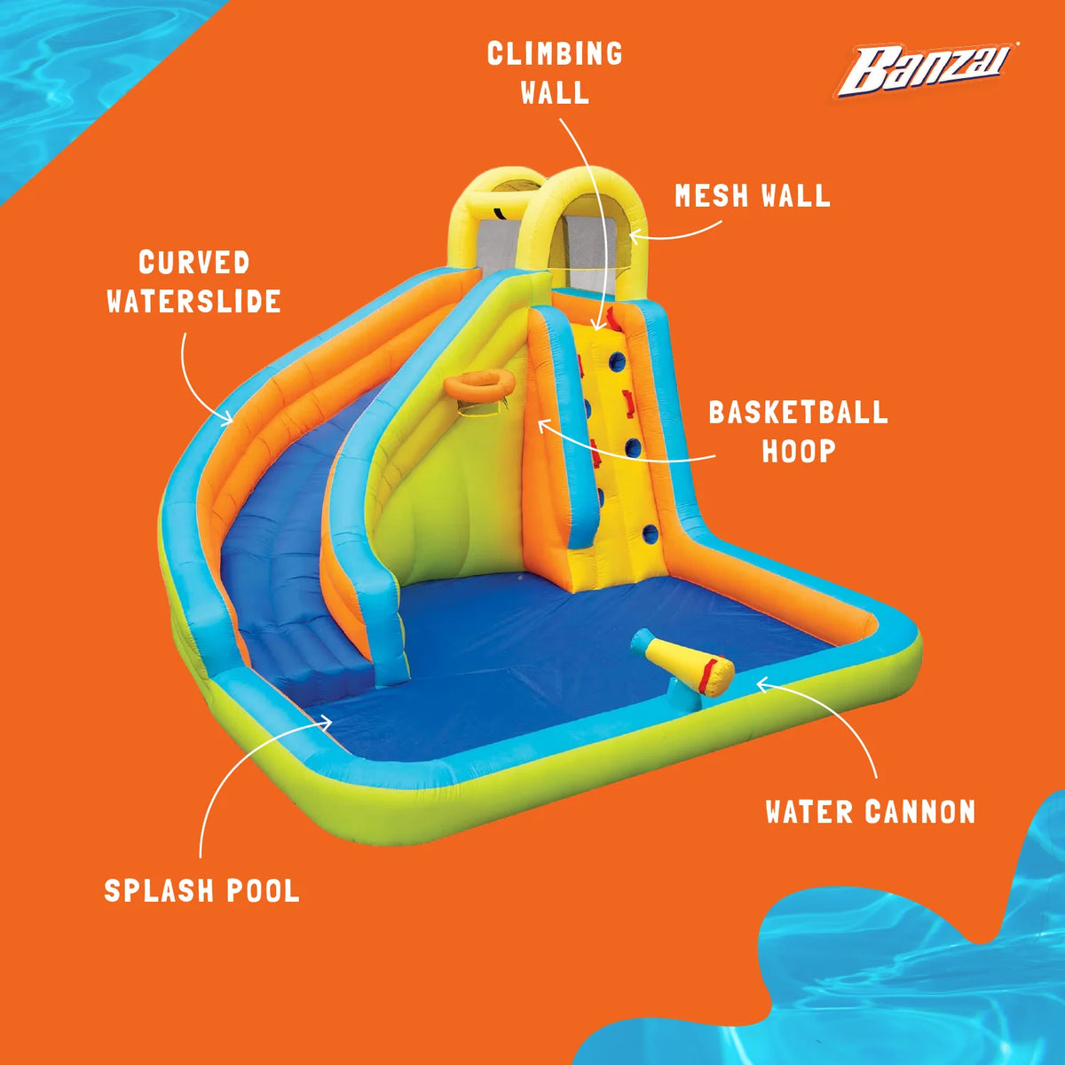 Inflatable Water Slide Splash Park C990