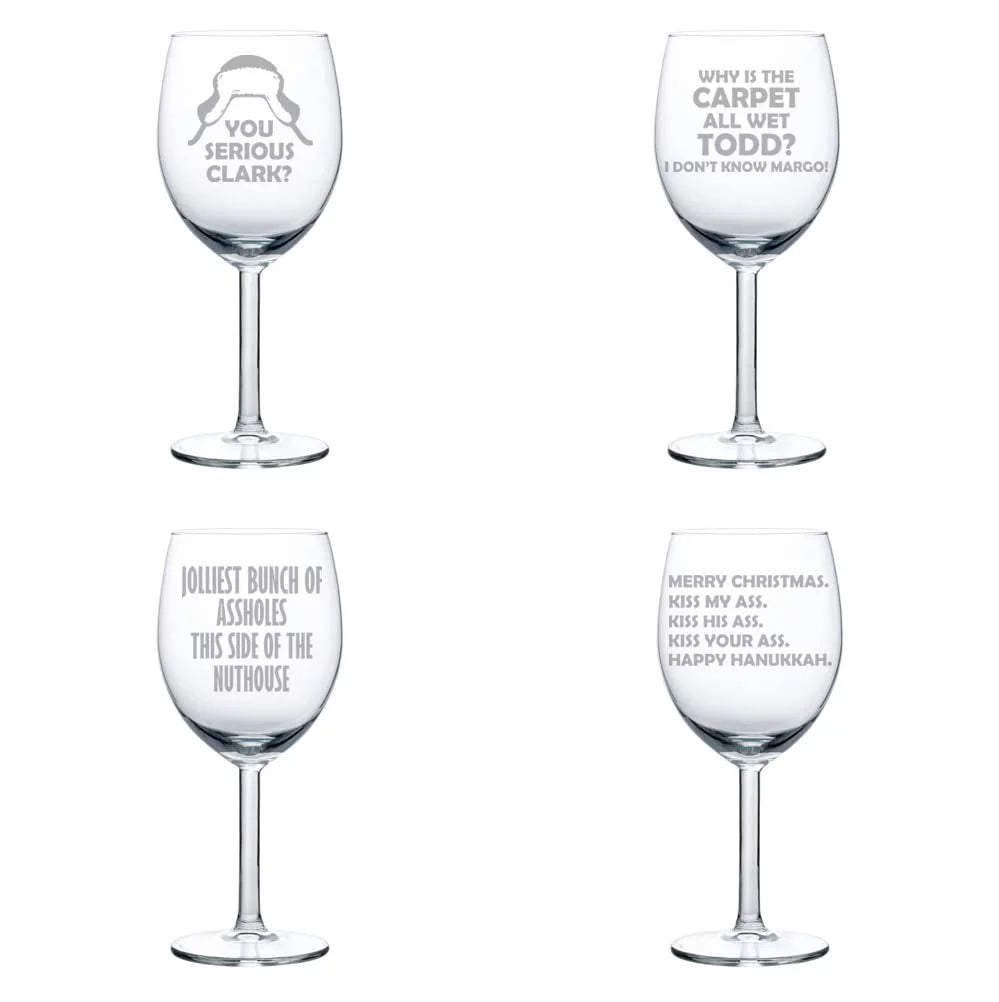 Set of 4 Wine Glass Goblet 10 oz E590