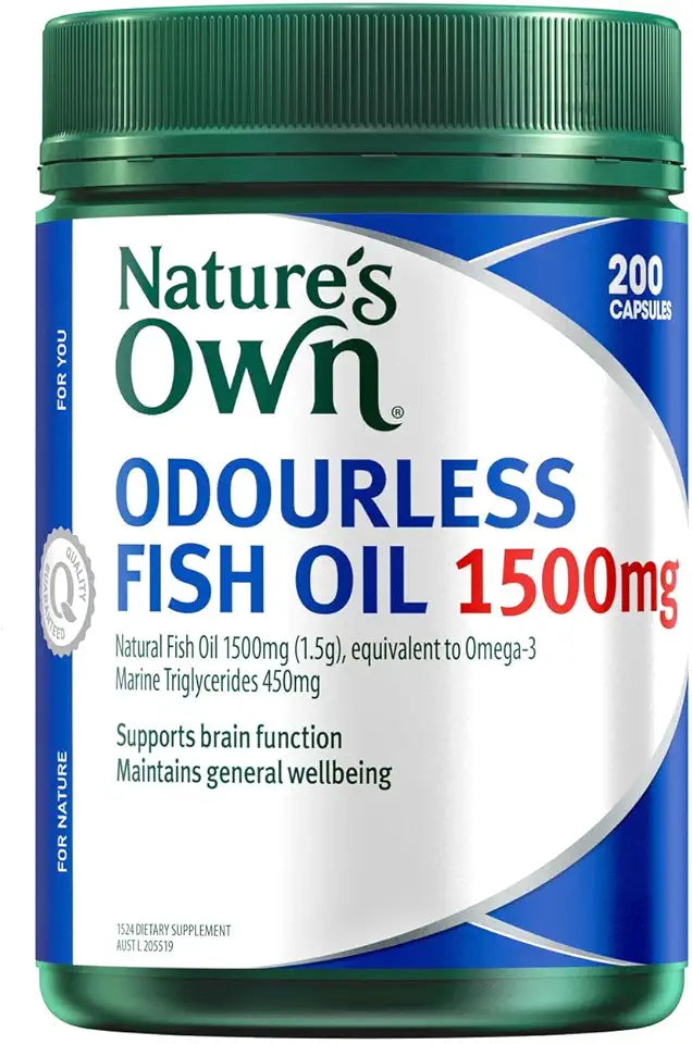 Omega 3 Fish Oil 1500 MG 200 Caps X11379