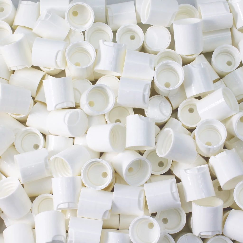288 Caps White Disc Top Caps 20mm BPA-free PP J8205