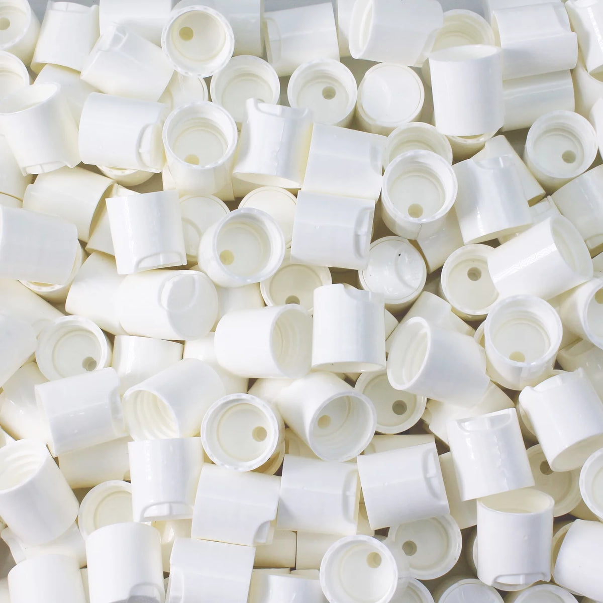 288 Caps White Disc Top Caps 20mm BPA-free PP J8205