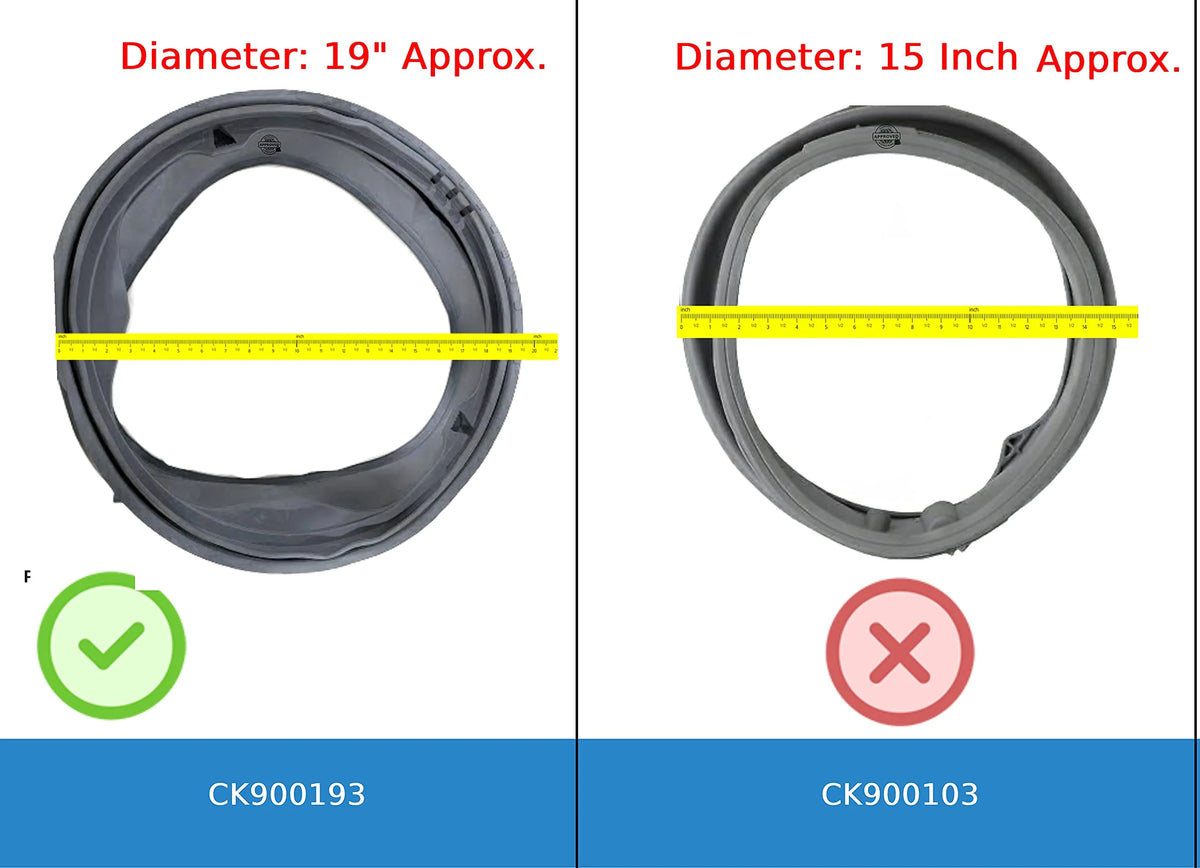 Washer Bellow Door Boot Seal 19" Diameter Z15085