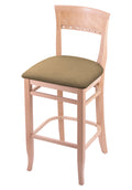 25x22 Bar Stool with Natural Finish C990275