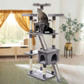 72-in Faux Fur Cat Tree Condo K909