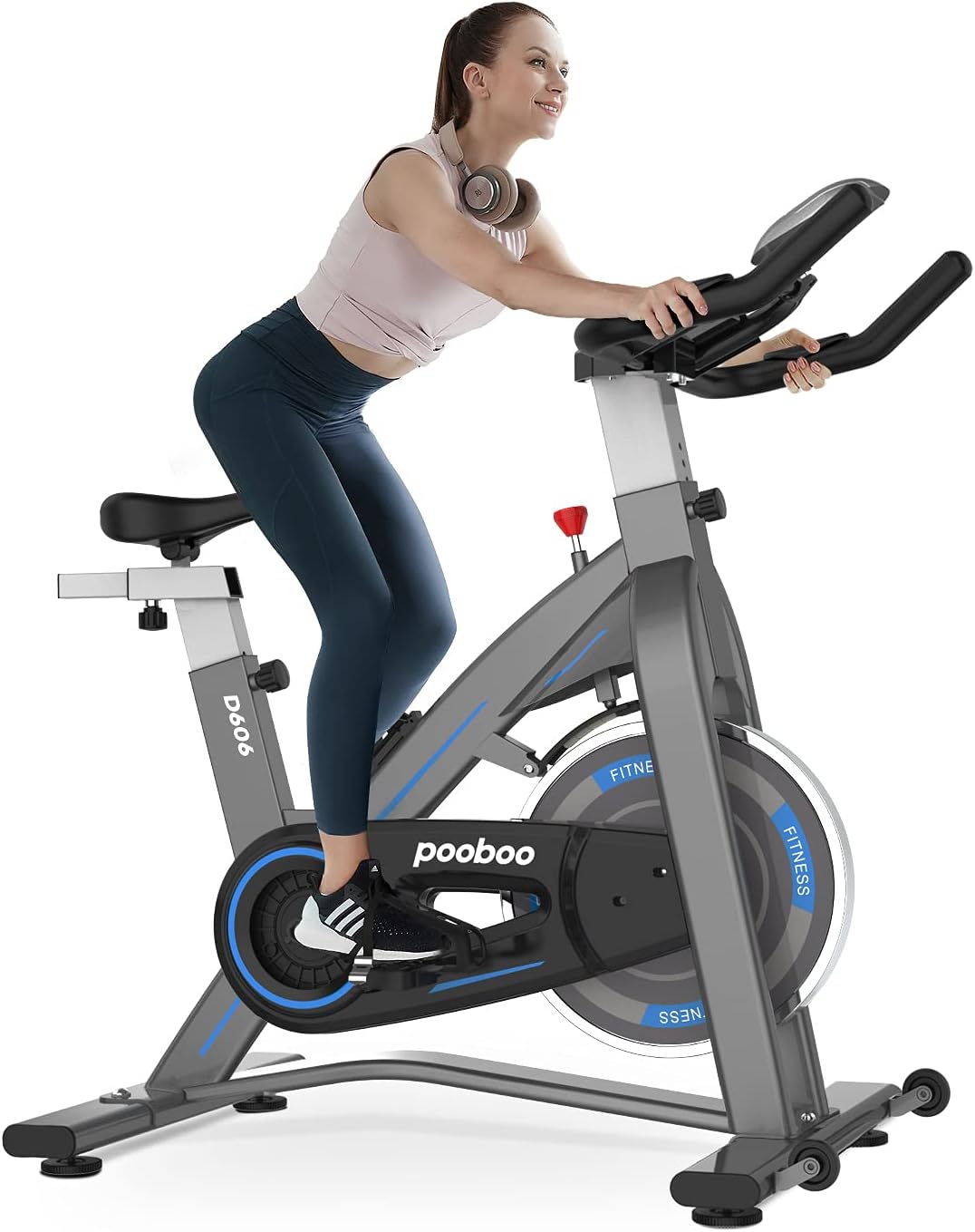 Stationary Exercise Bike with LCD Monitor I213