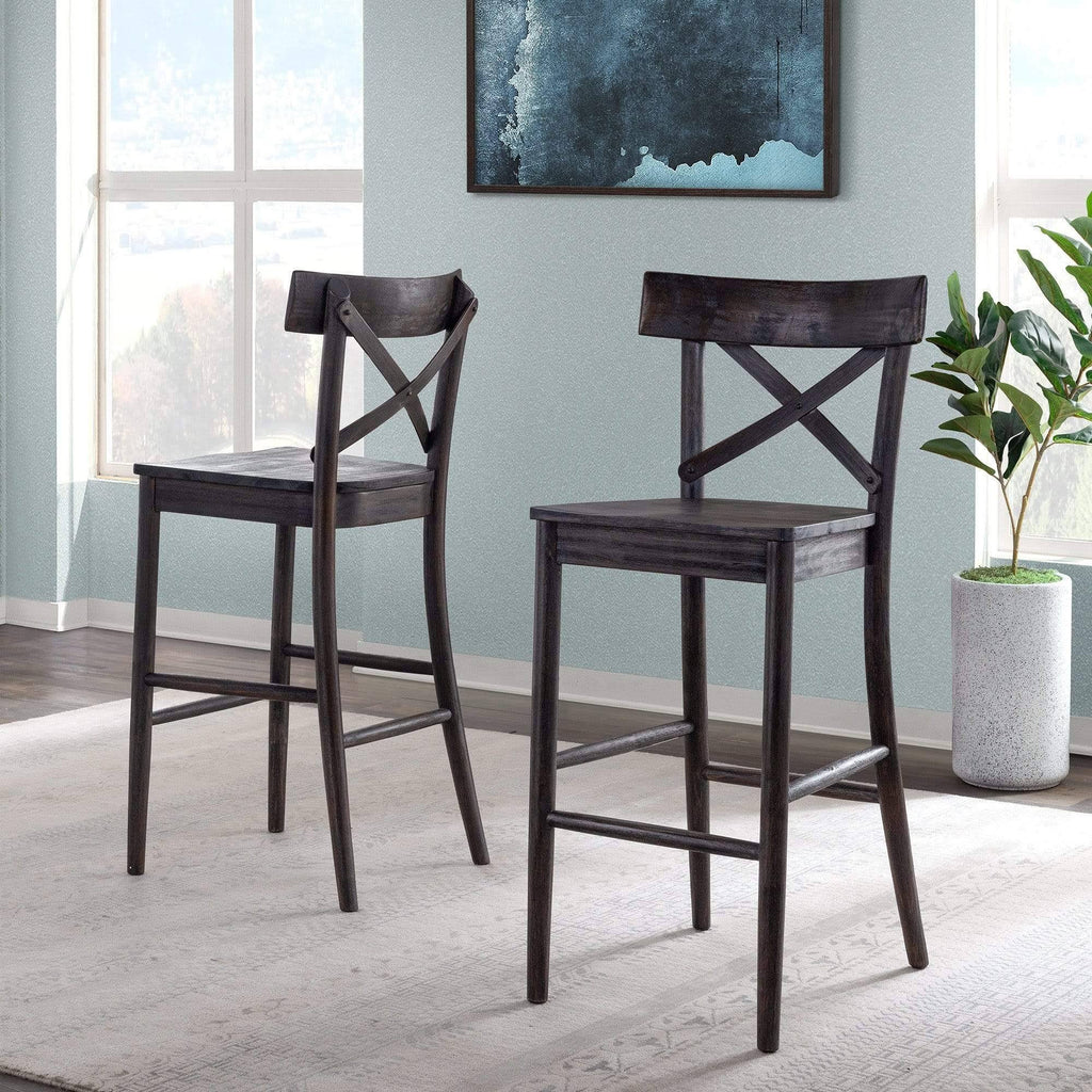 30 inch Brown Bar Stool Y2688