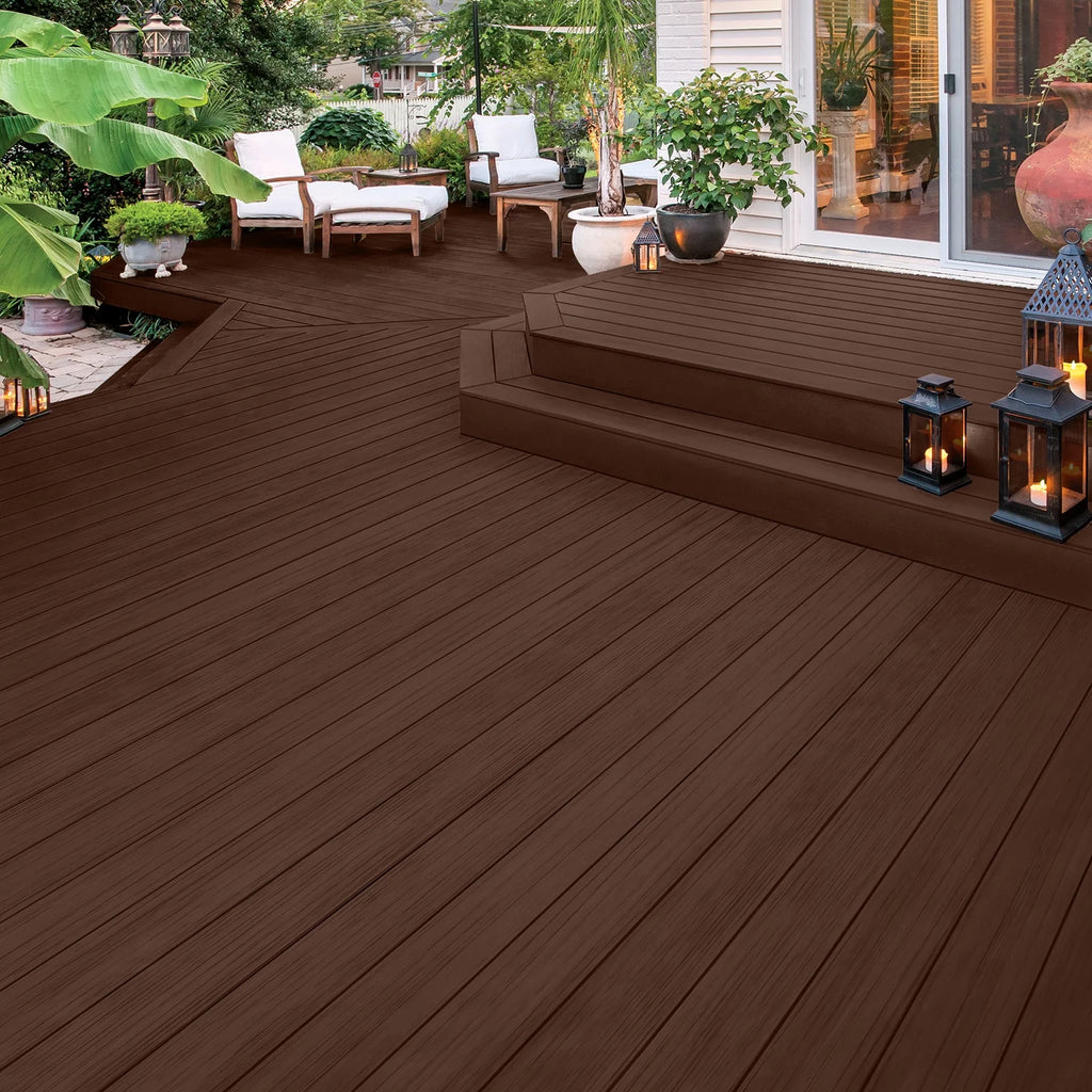 Mahogany Solid Color Exterior Stain and Sealer F982718