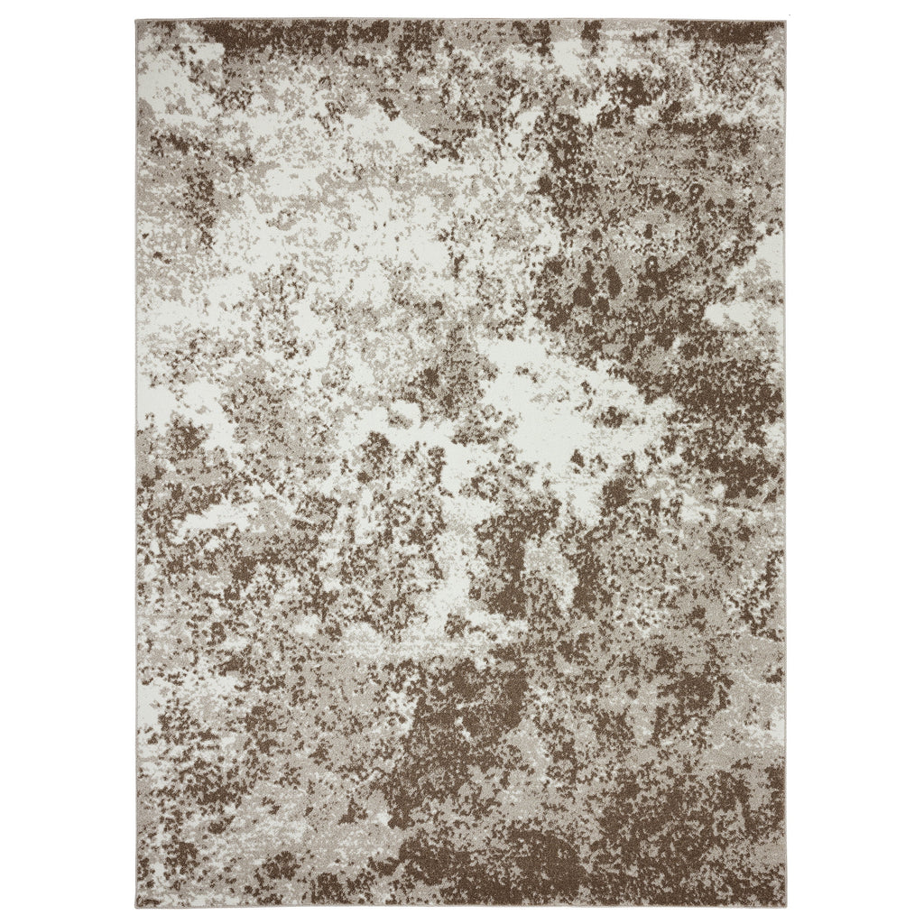 Brown Coastal Area Rug S65024