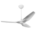 60 Ceiling Fan with Brushed Aluminum Blades and White Finish B4193