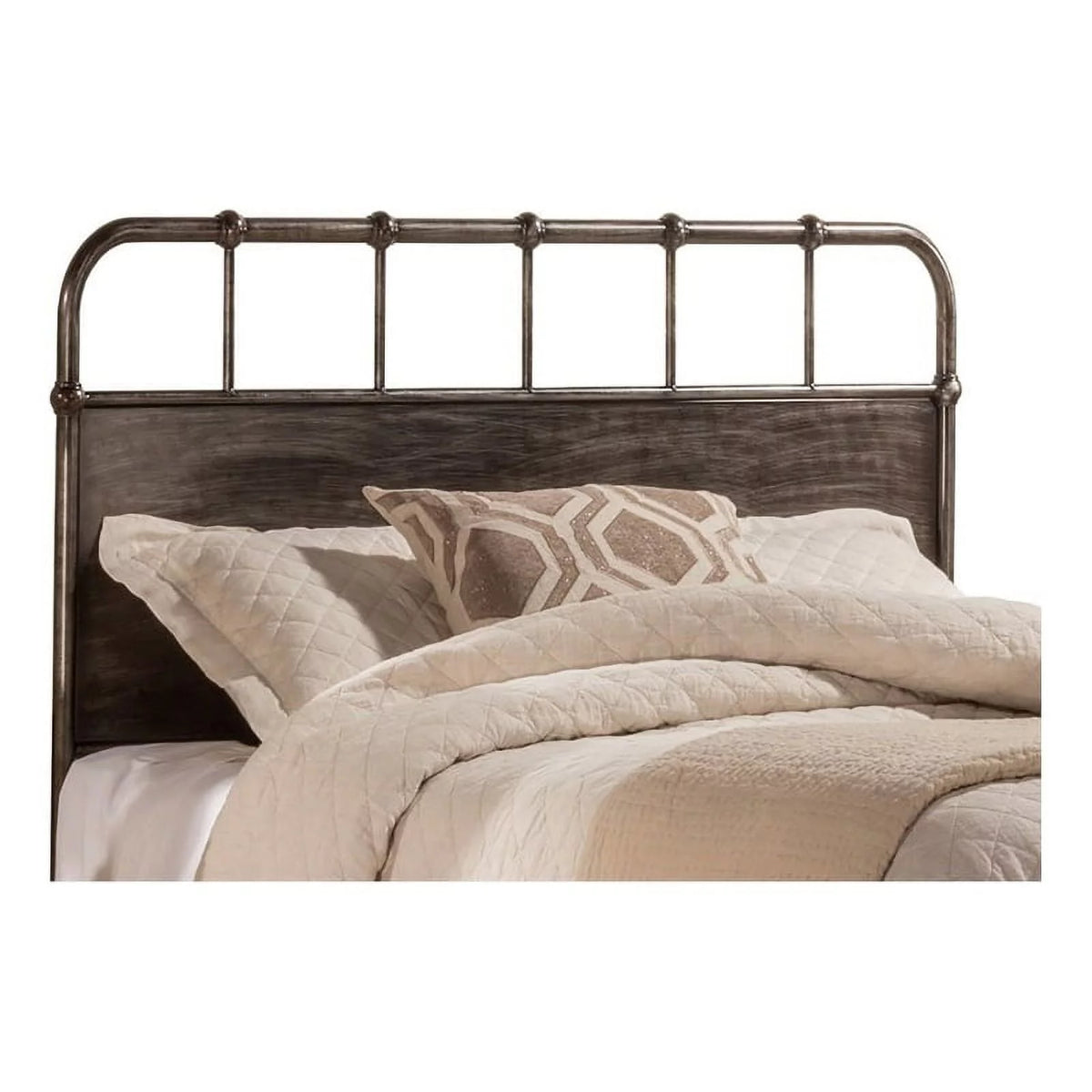Queen Metal Spindle Panel Headboard M49857