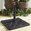 Antique Bronze Polyresin Umbrella Base N3658