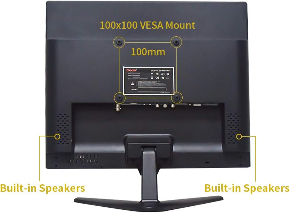 19 inch Security Monitor with BNC/VGA/HDMI H330