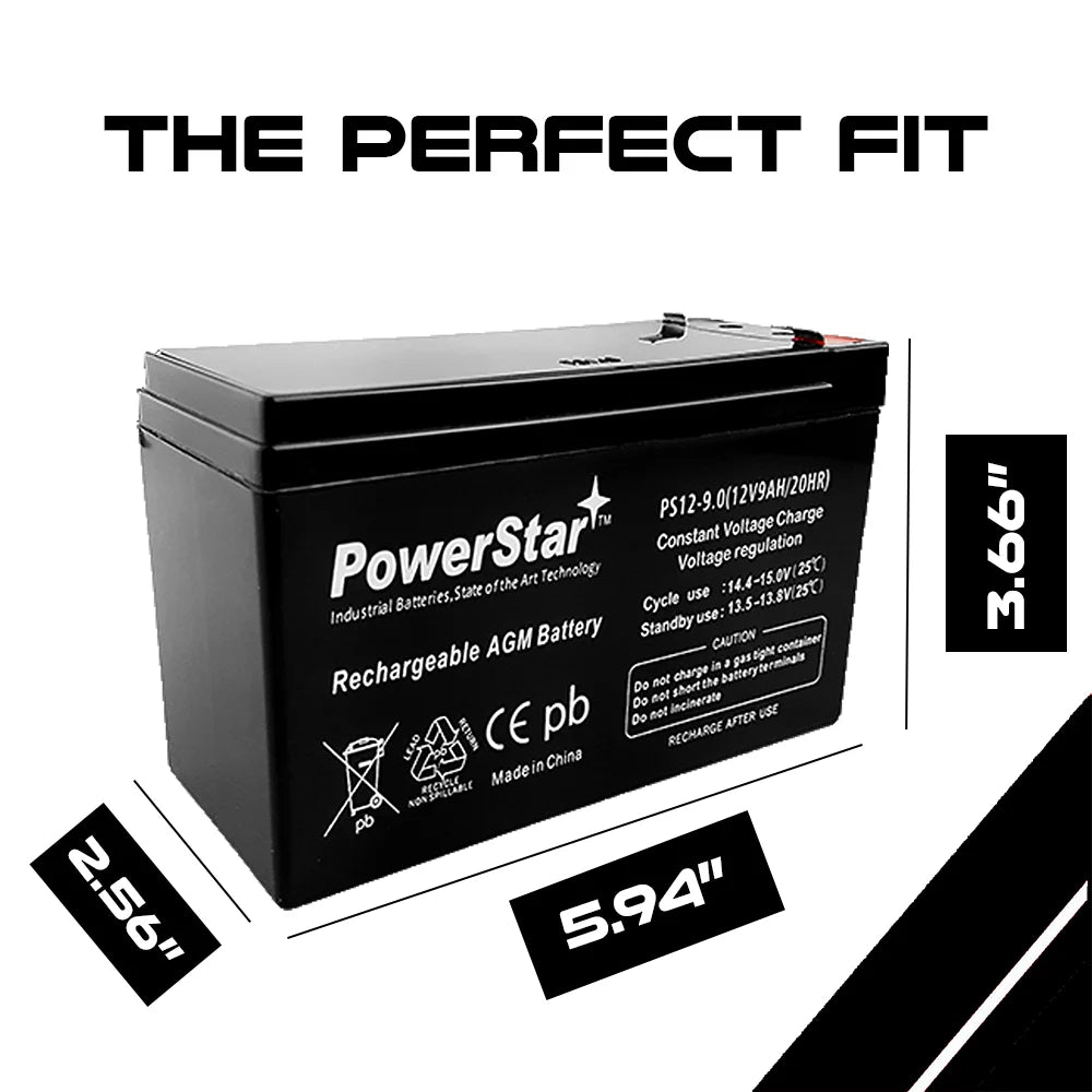 12V 9AH SLA Battery and Charger Combo Q9489