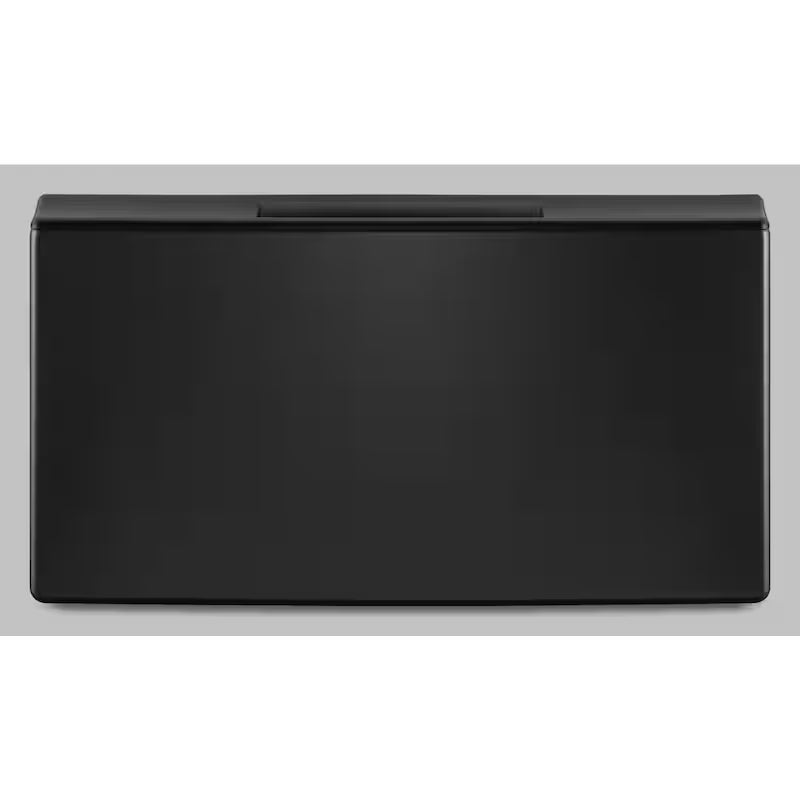 Black Laundry Pedestal with Storage Drawer M158586