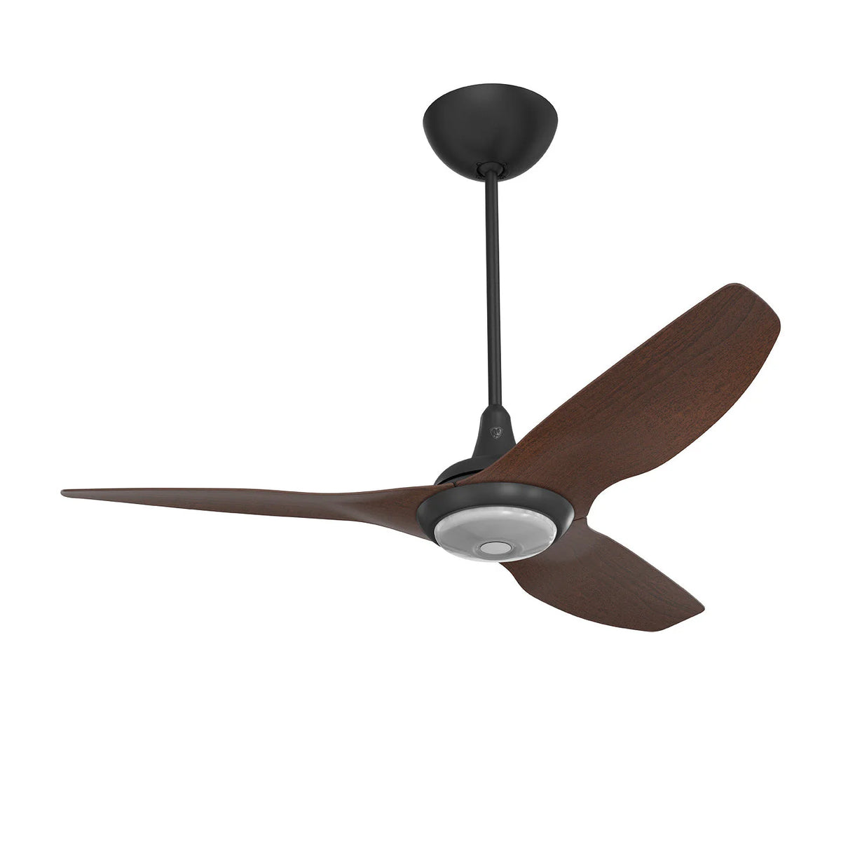 52 Ceiling Fan with Cocoa Aluminum Blades and Black Finish L5202