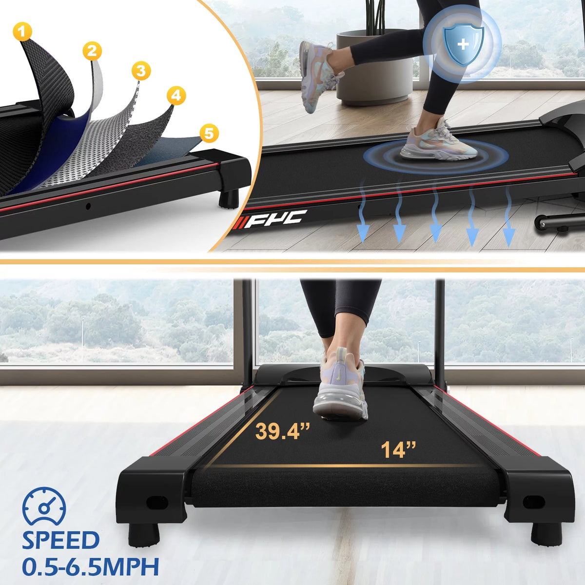 1.5HP Folding Treadmill H78531