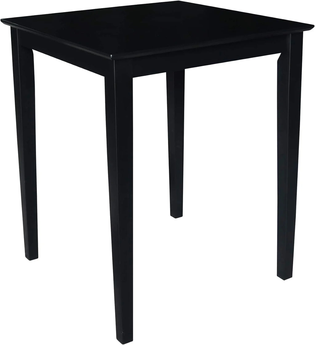 Black Solid Wood Dining Table F740845