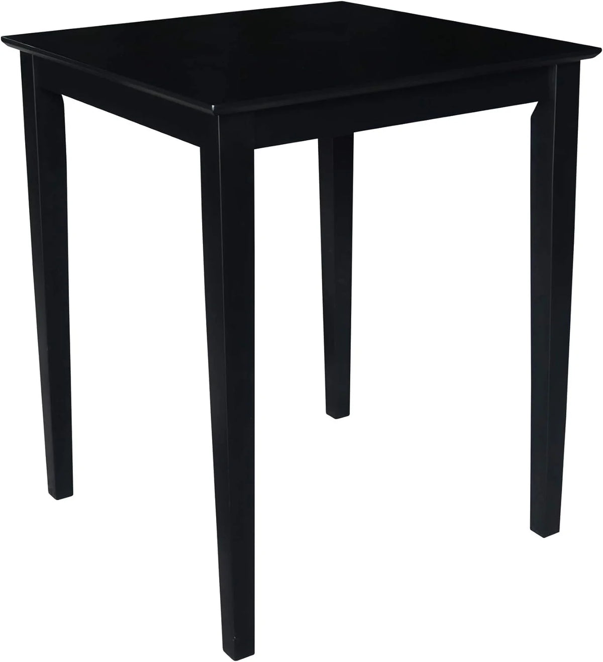 Black Solid Wood Dining Table F740845