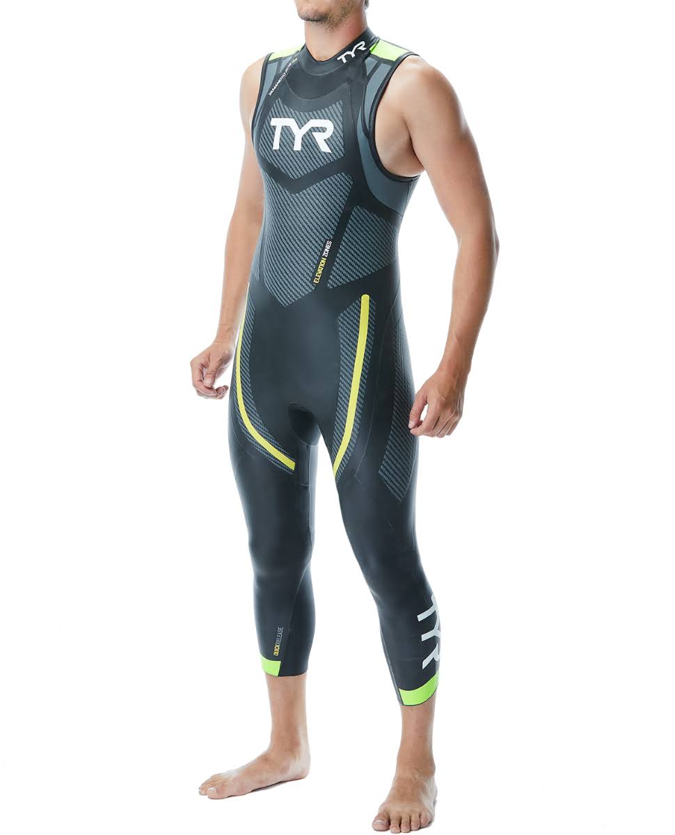 Sleeveless Wetsuit Black Yellow Xs W983