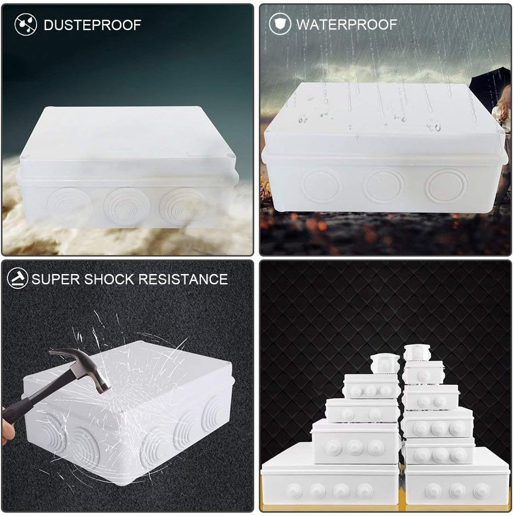 White IP65 ABS Plastic Junction Box C91812