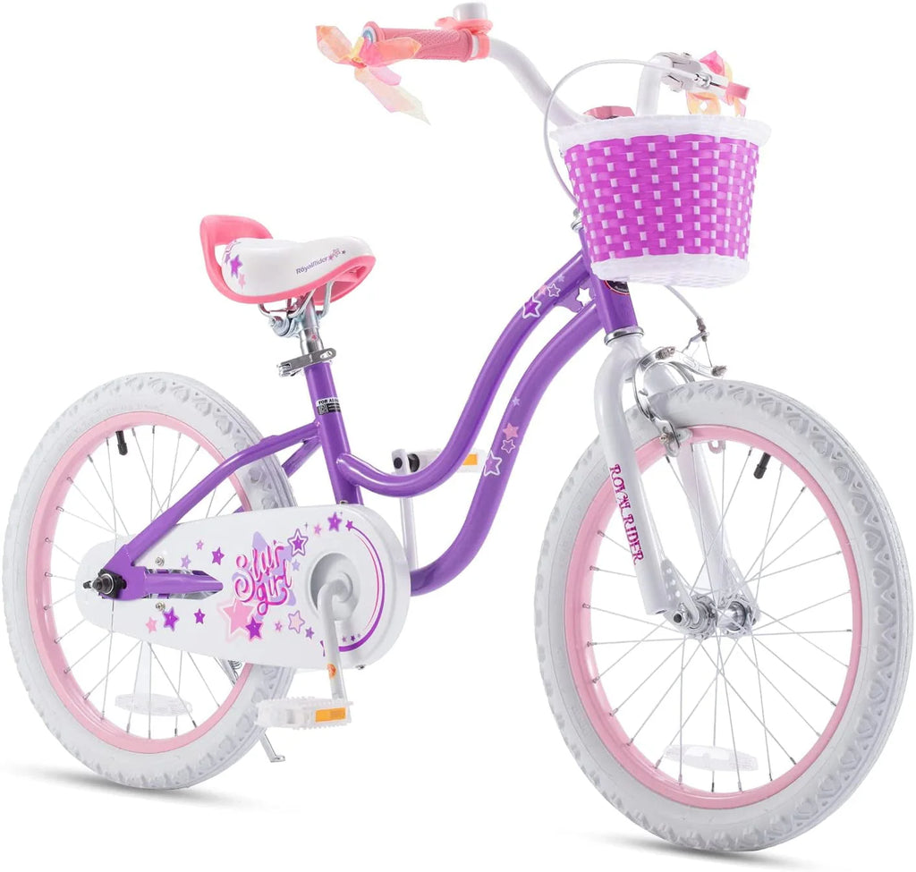 Blue 18 In. Kids Bike with Basket and Kickstand N6912
