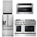 48 Propane Dual Fuel Range, Refrigerator, Dishwasher, Microwave G289920