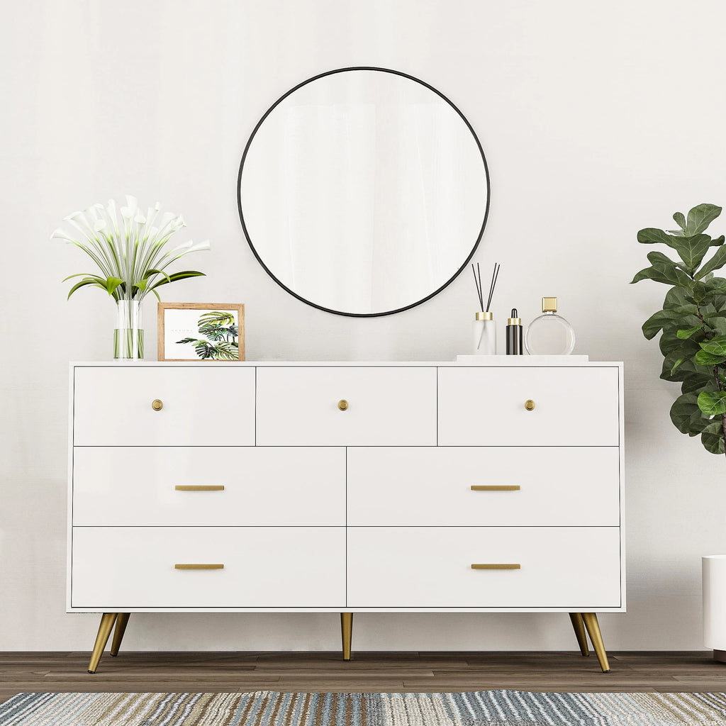 Black 3 Drawer Wood Dresser A434676