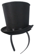 Black Mini Top Hat Headband B19176
