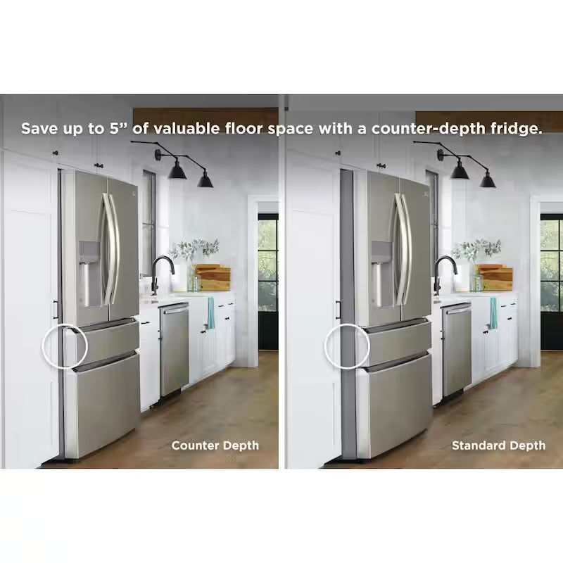 21.5 cu. ft. 4-Door French Door Counter-Depth Refrigerator I86086