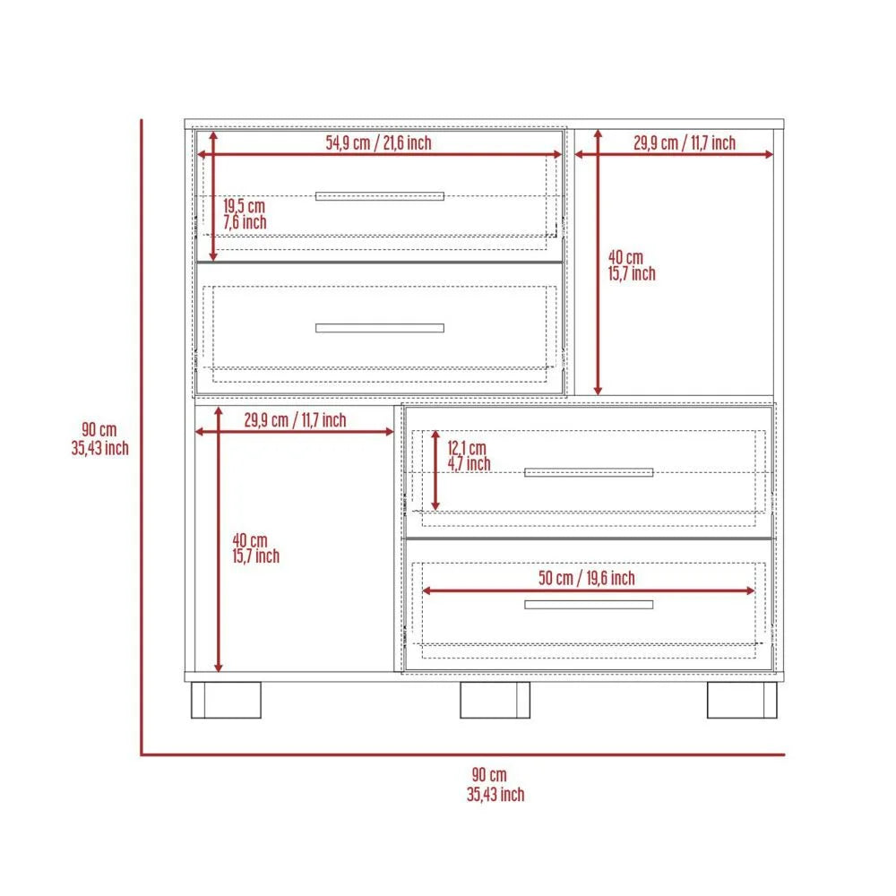 Black Dresser D8608