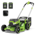 60V 21” Self-Propelled Lawn Mower with 5.0 Ah Batteries & Charger O243