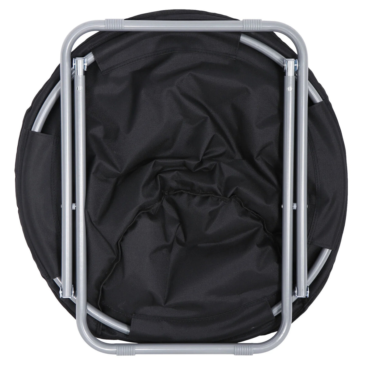 Set of 2 Black Folding Saucer Chair H777152
