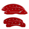 Red Brake Caliper Covers Front and Rear Set E3188