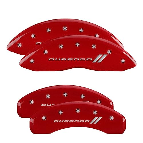 Red Brake Caliper Covers Front and Rear Set E3188
