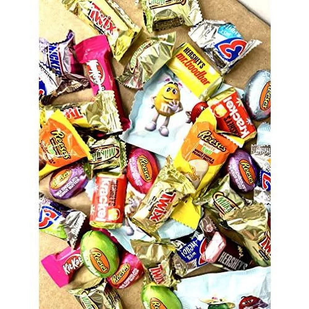 Pre Filled Chocolate Candy Plastic Easter Eggs (100) E743