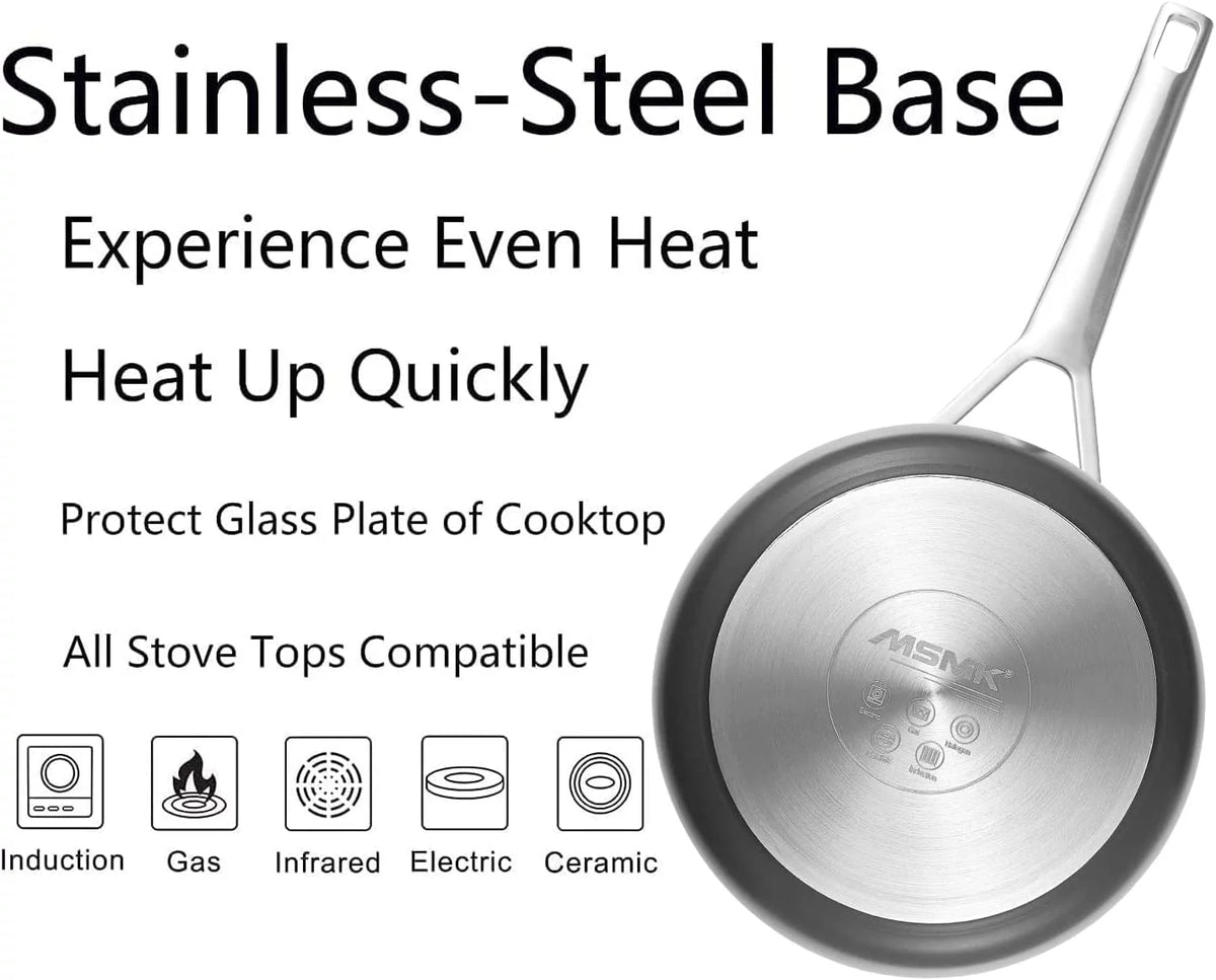 11 Piece Nonstick Induction Cookware Set E40616