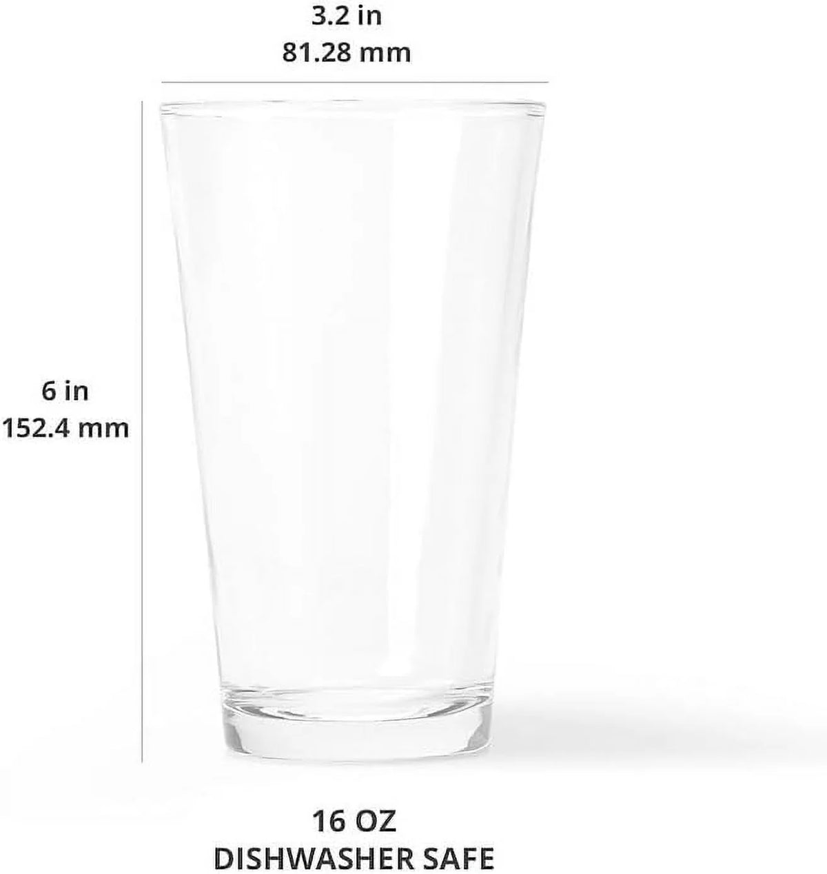 16 Oz. Drinking Glass I487