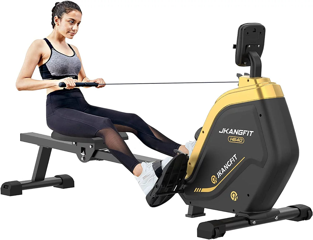 Folding Magnetic Rowing Machine with 16 Levels Resistance M4694