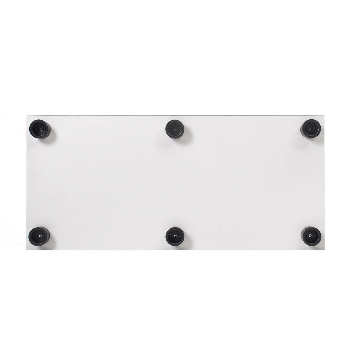 White Two Door Glass Cabinet with 4 Shelves U12612