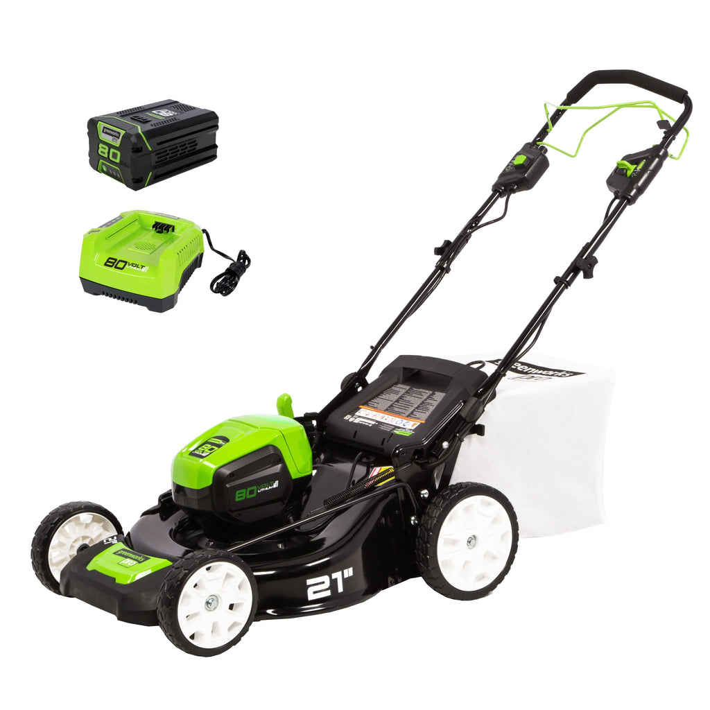 80V 21 Self Propelled Mower 5Ah Battery & Charger L98318