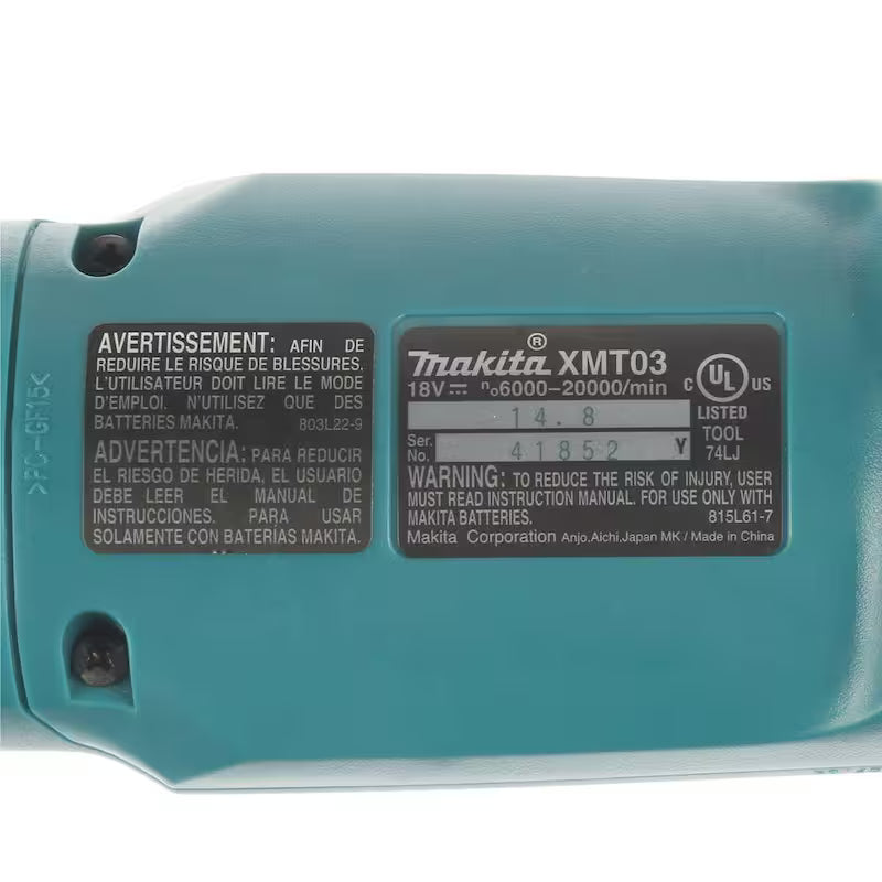18V Cordless Variable Speed Oscillating Multi-Tool with Blade and Accessory Adapters I3732