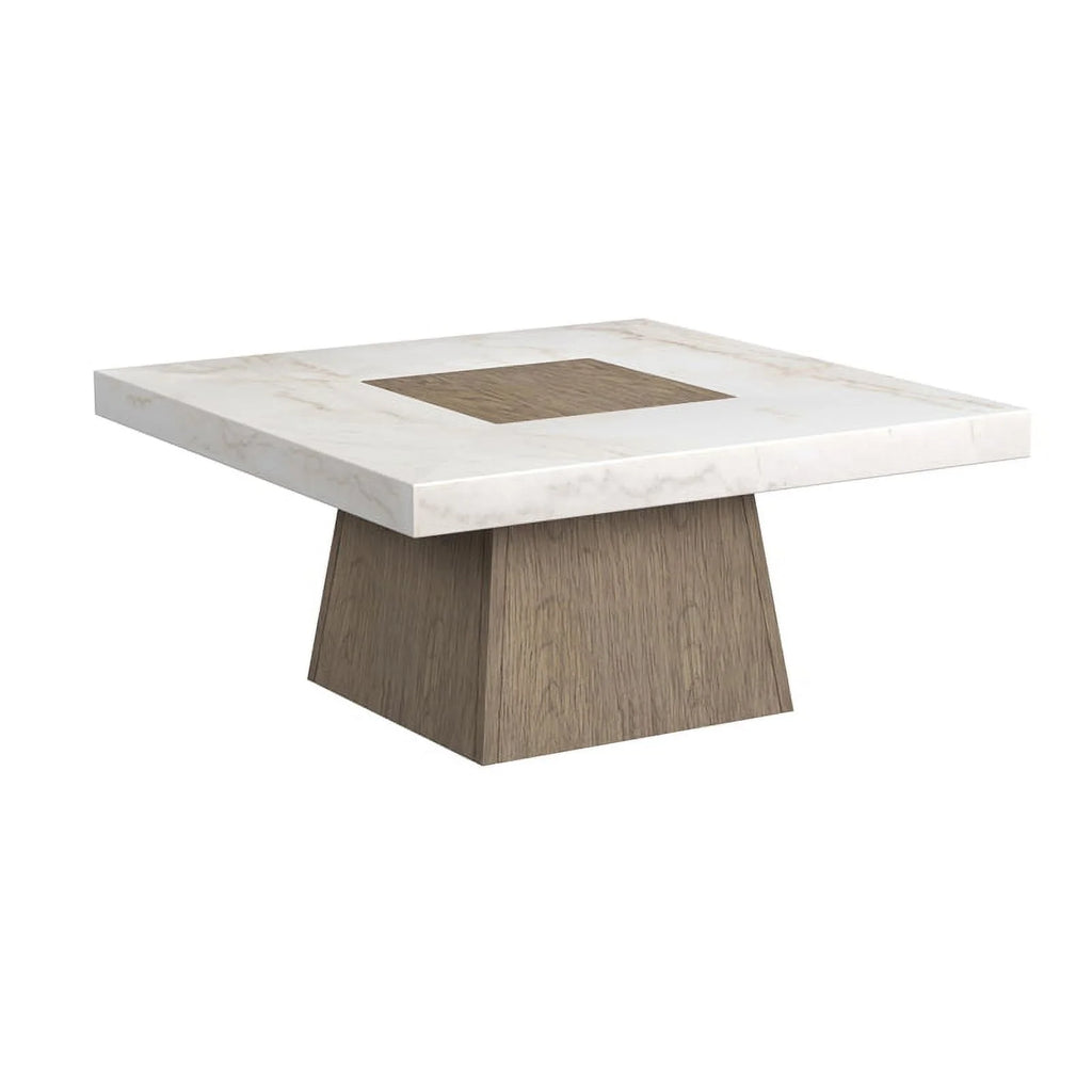 White Marble Cocktail Table D346