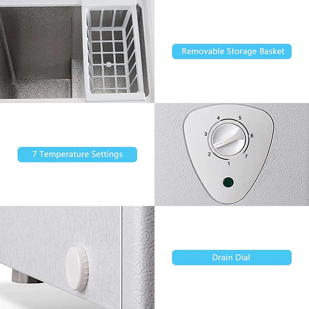 5.0 Cu.ft White Chest Freezer L761557